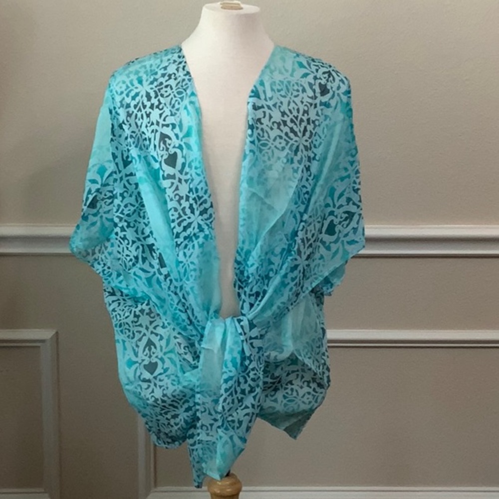 Lisa Blue ARABIAN NIGHTS Cape - Aqua Marine